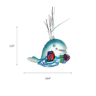 Whale with Presents Ornament - Chive US Wholesale