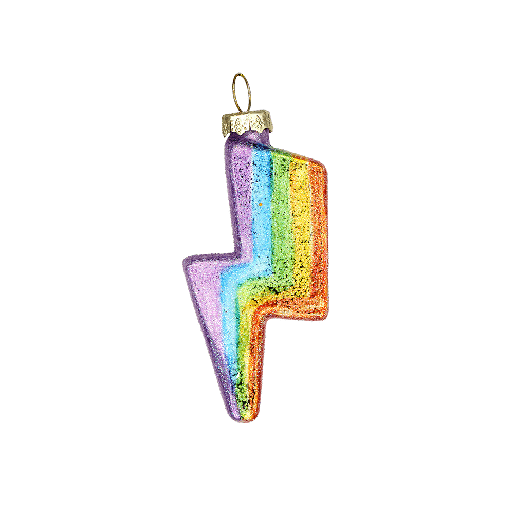 Rainbow Bolt Ornament - Chive US Wholesale
