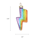 Rainbow Bolt Ornament - Chive US Wholesale