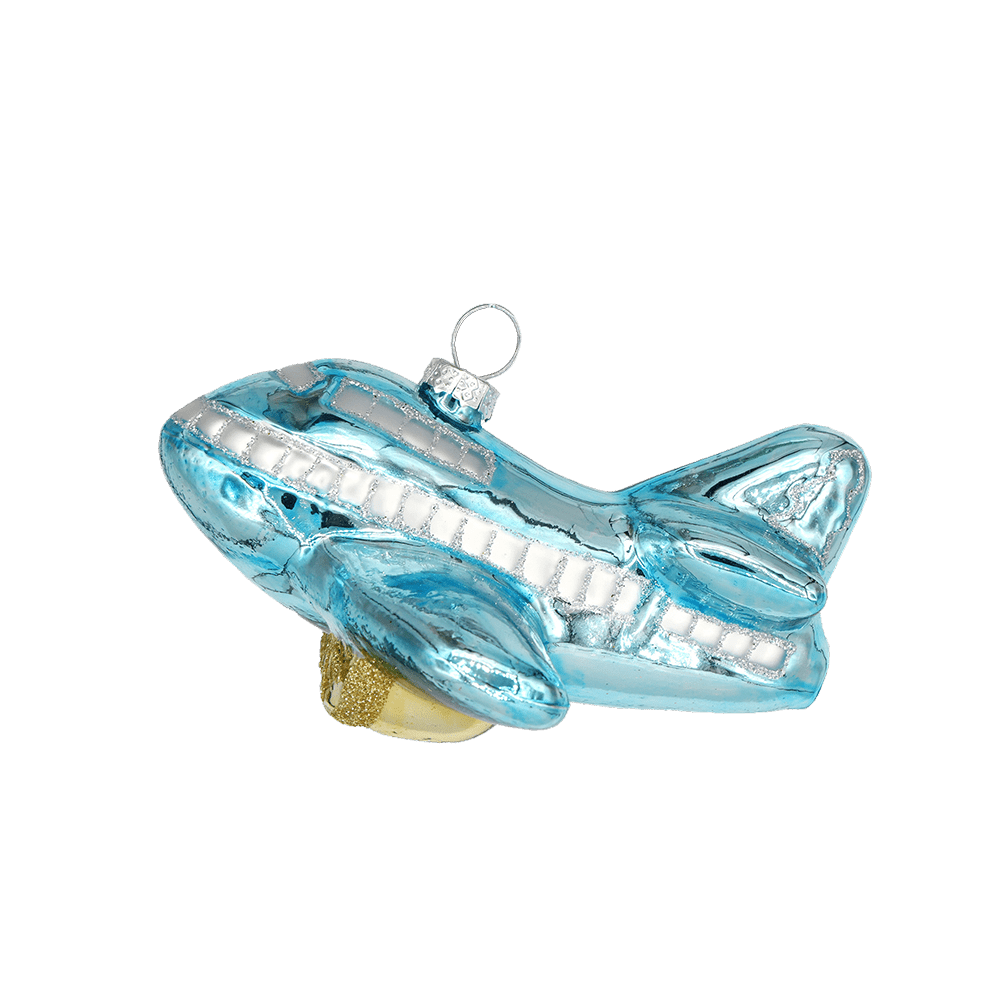 Blue Airplane Ornament - Chive US Wholesale