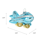 Blue Airplane Ornament - Chive US Wholesale