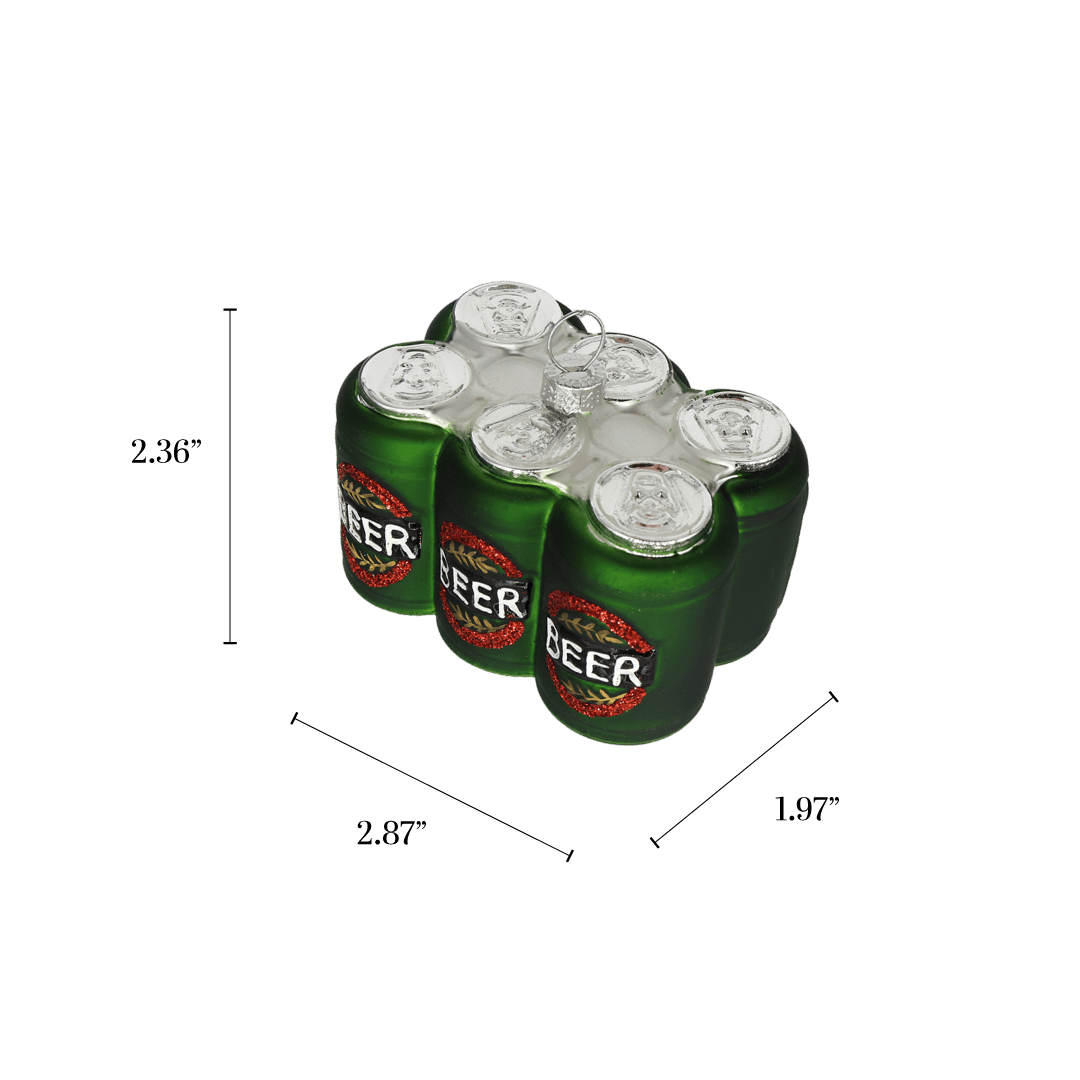 6 pack of Beer Ornament - Chive US Wholesale