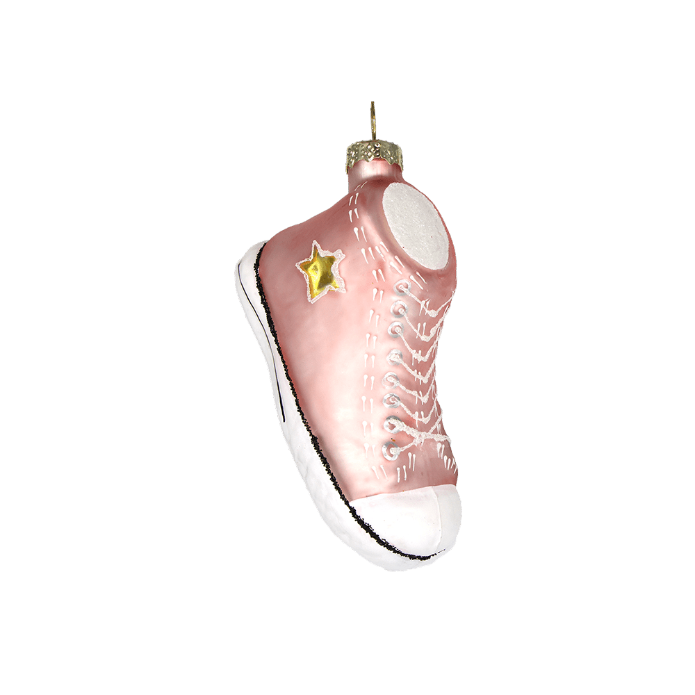 Pink Sneaker Glass Ornament - Chive US Wholesale