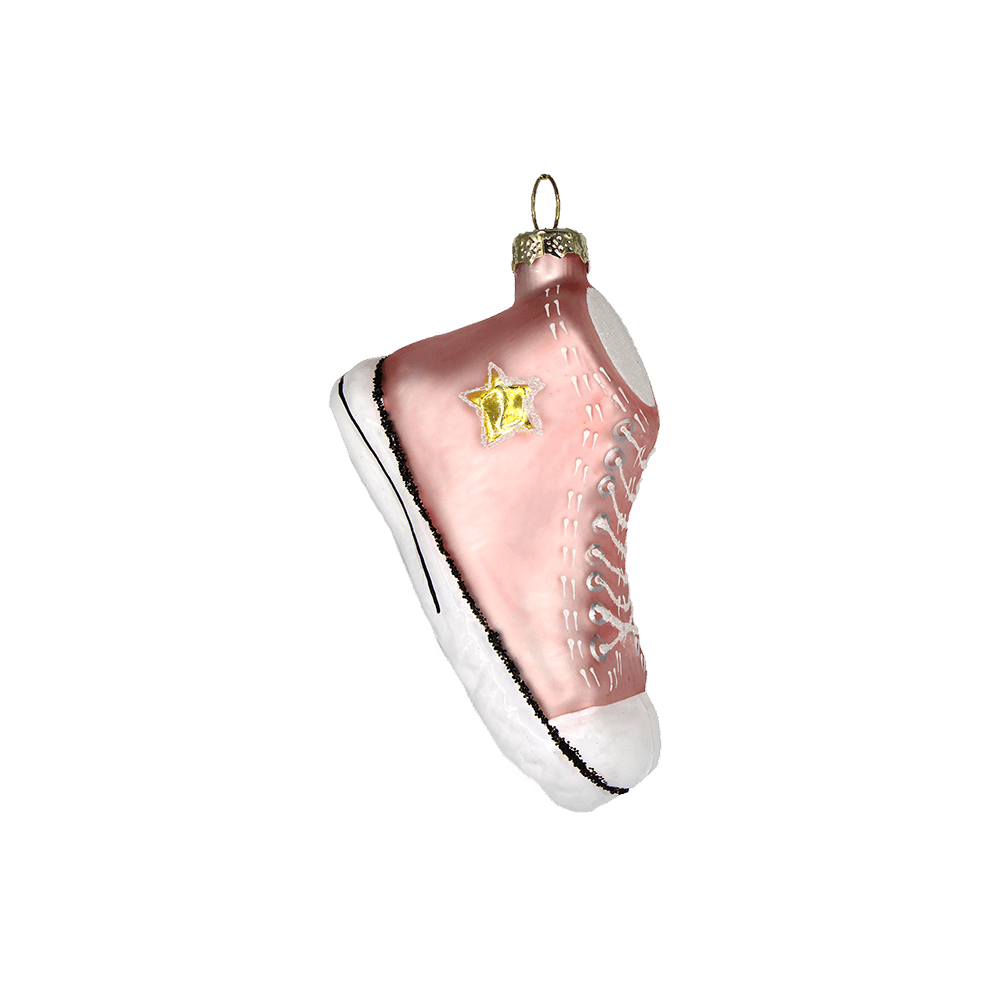 Pink Sneaker Glass Ornament - Chive US Wholesale