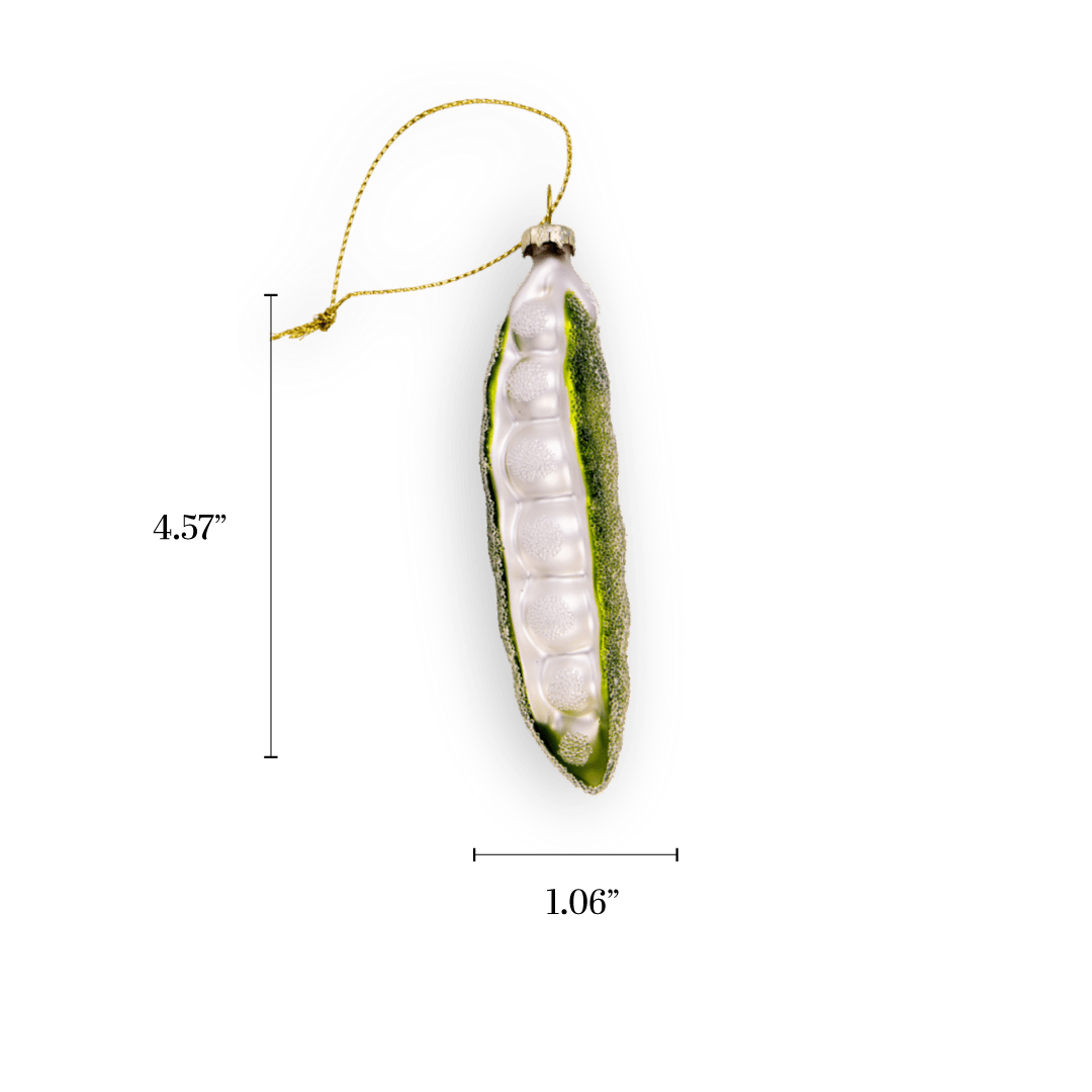 Green Pea Pod Ornament - Chive US Wholesale