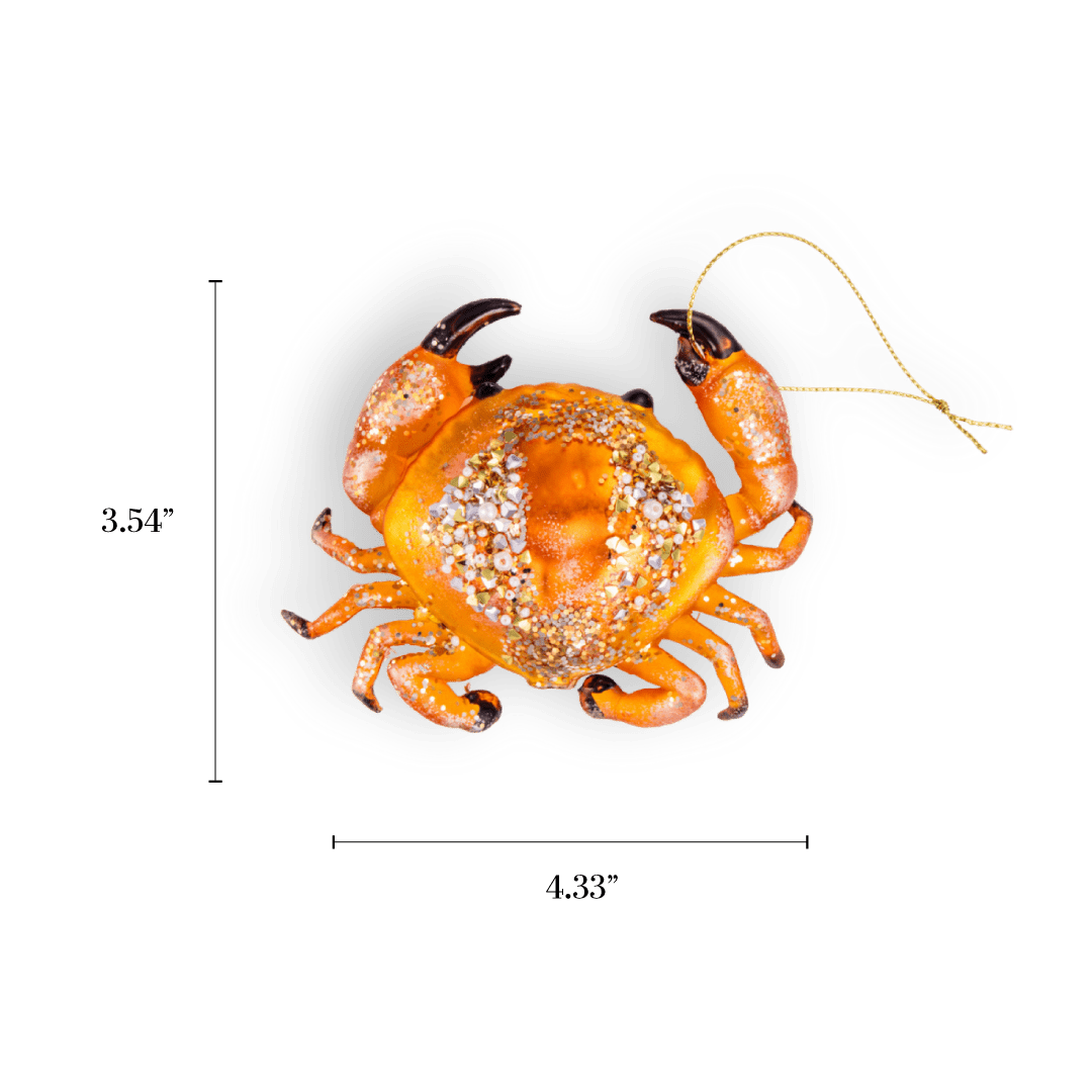 Jeweled Crab Ornament - Chive US Wholesale