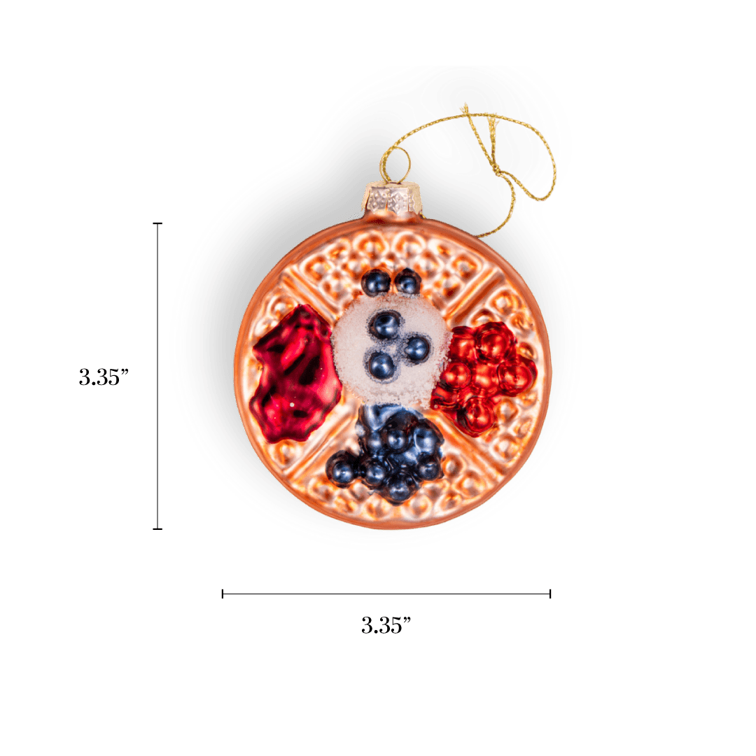 Breakfast Waffle Ornament - Chive US Wholesale