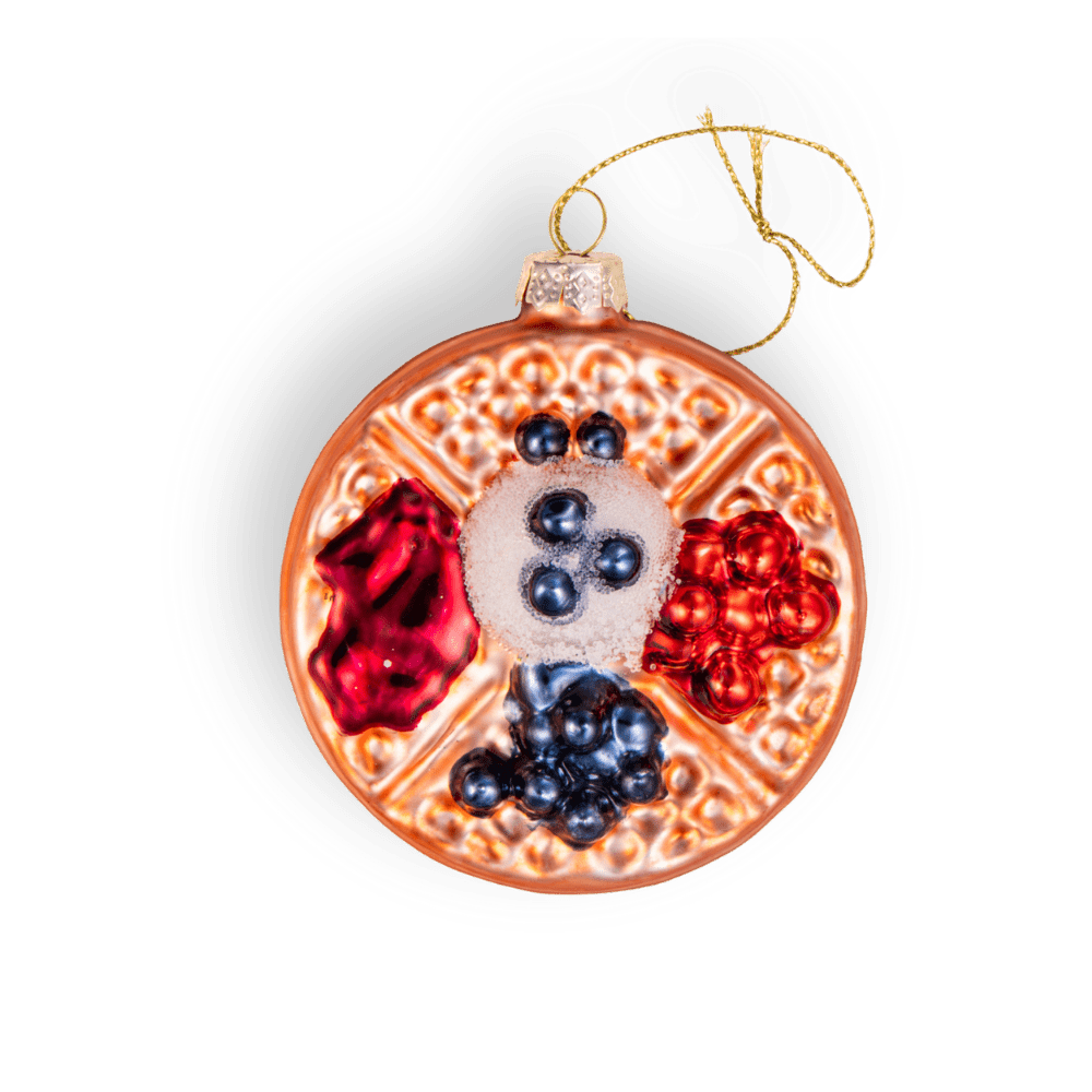 Breakfast Waffle Ornament - Chive US Wholesale