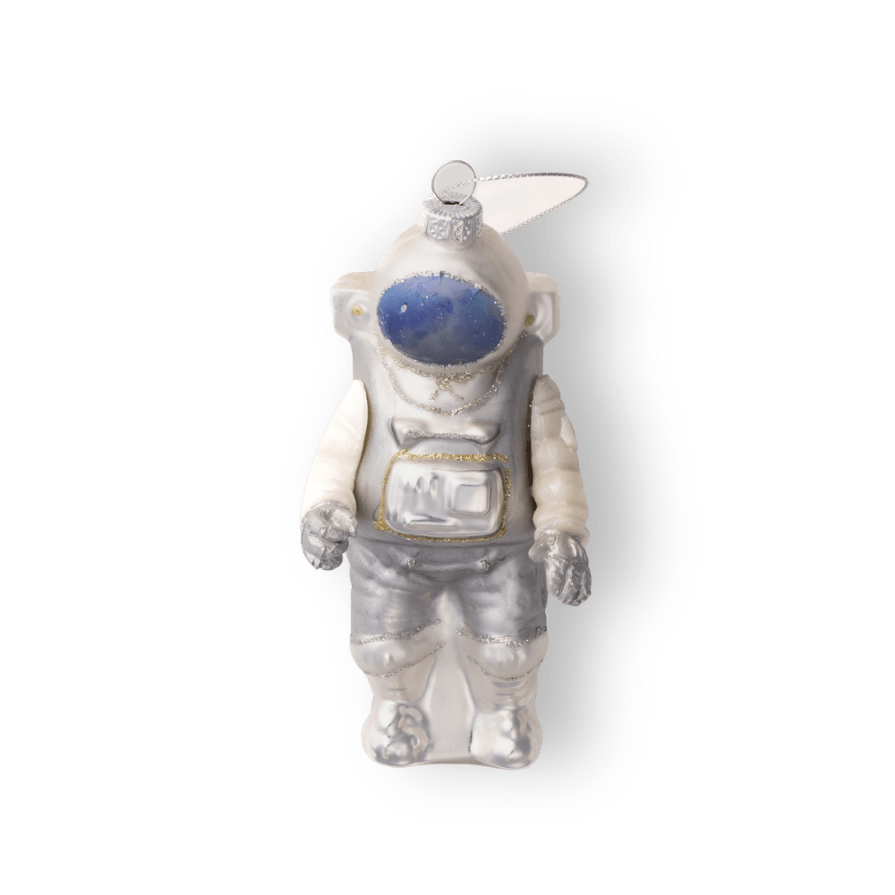 Silver Astronaut with Star Ornament - Chive US Wholesale
