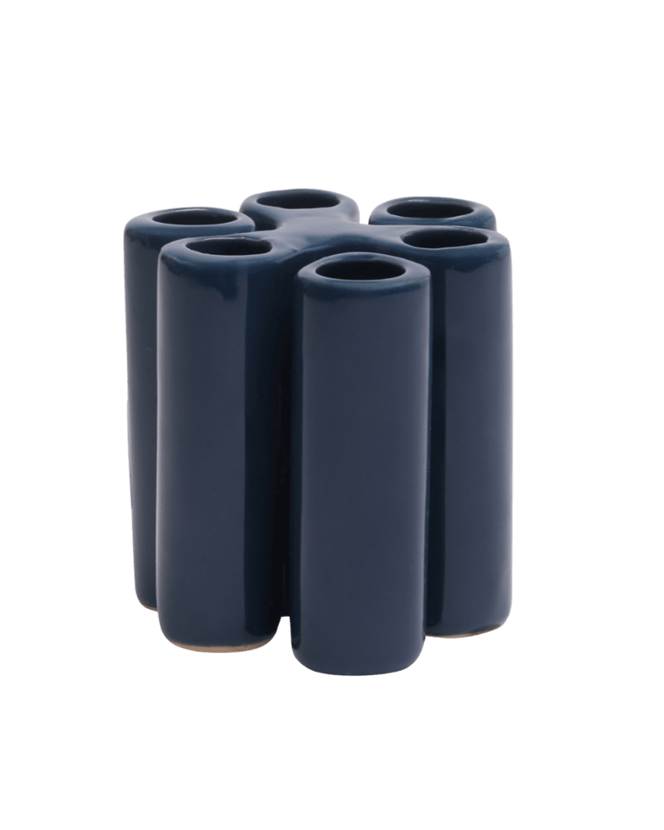 Pooley Puzzle Modern Bud Vase For Flowers - Chive US Wholesale