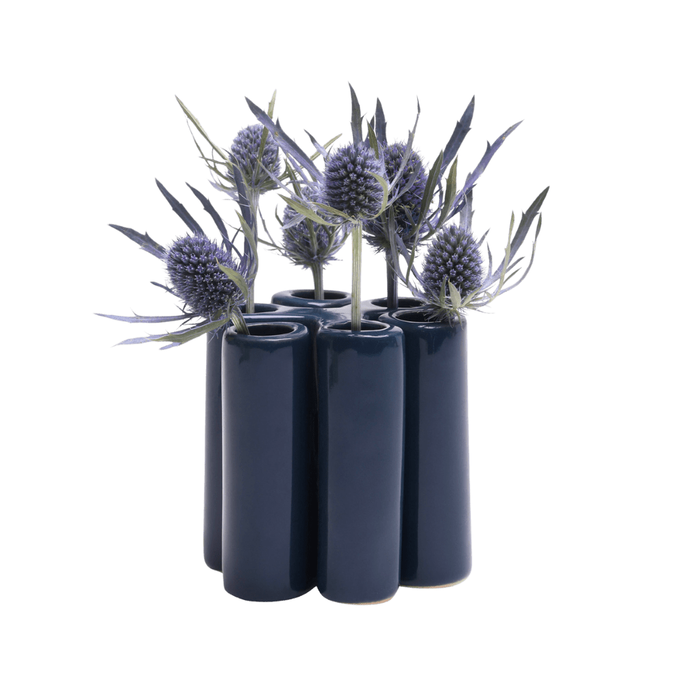 Pooley Puzzle Modern Bud Vase For Flowers - Chive US Wholesale