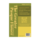 2026 The Greater Pasque Flower Seeds Packet - Chive US Wholesale