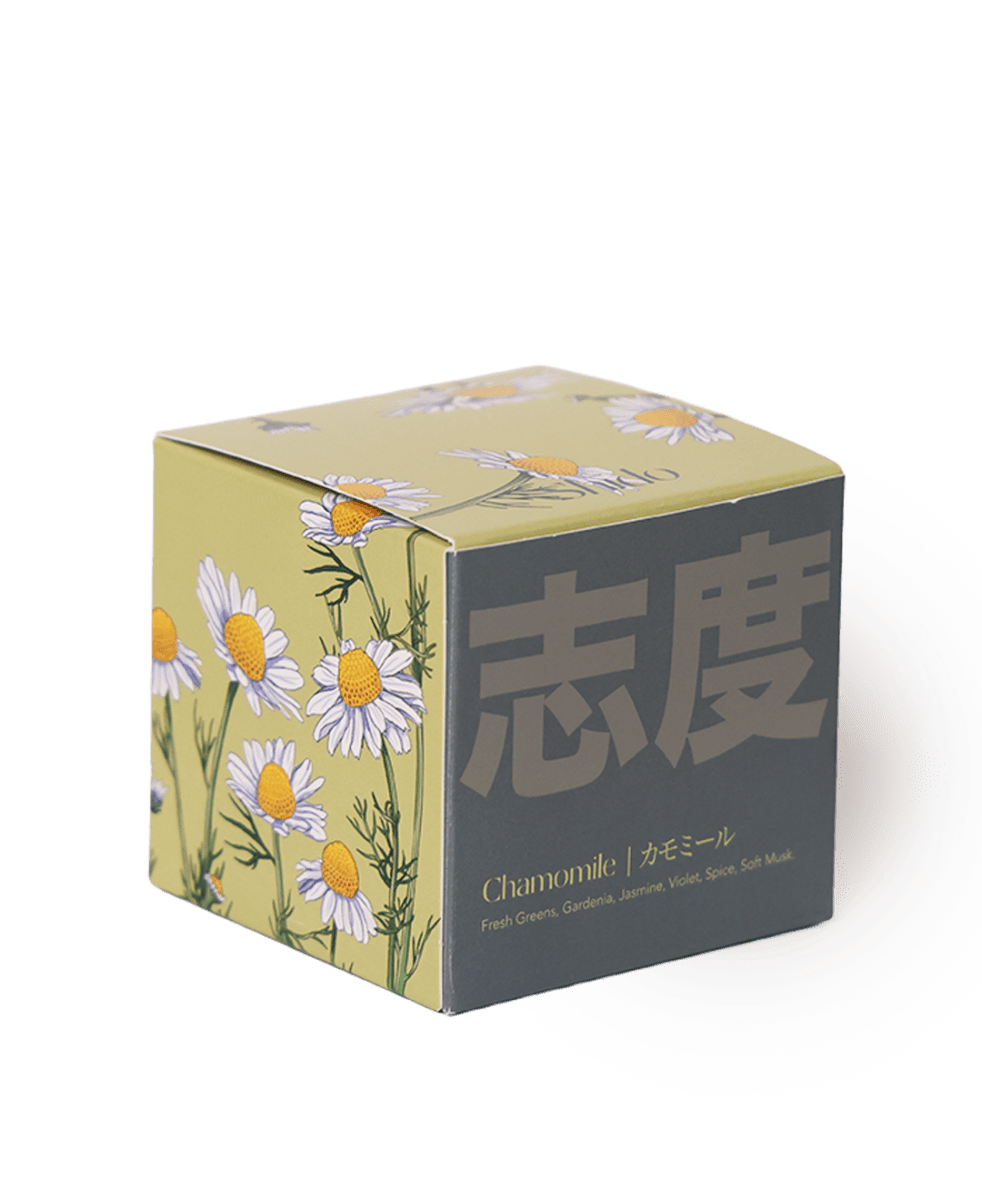 Shido Coconut & Soy Blend Chamomile Candle - Chive US Wholesale
