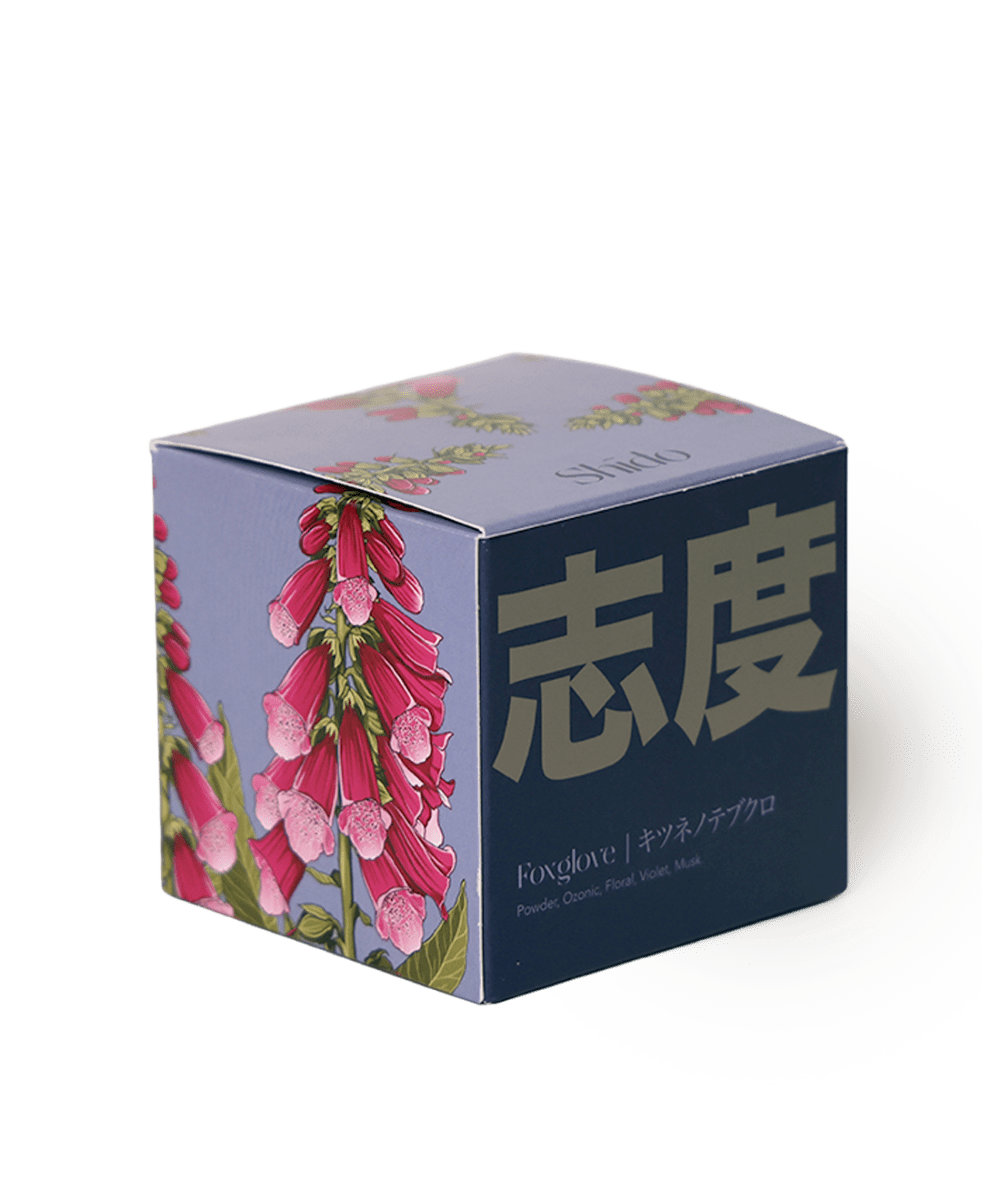 Shido Coconut & Soy Blend Foxglove Candle - Chive US Wholesale