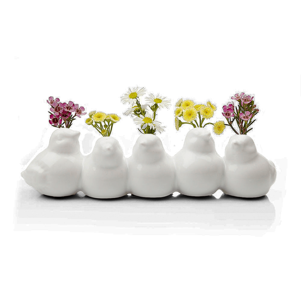 Sisken Ceramic Bud Vase For Flowers - Chive US Wholesale