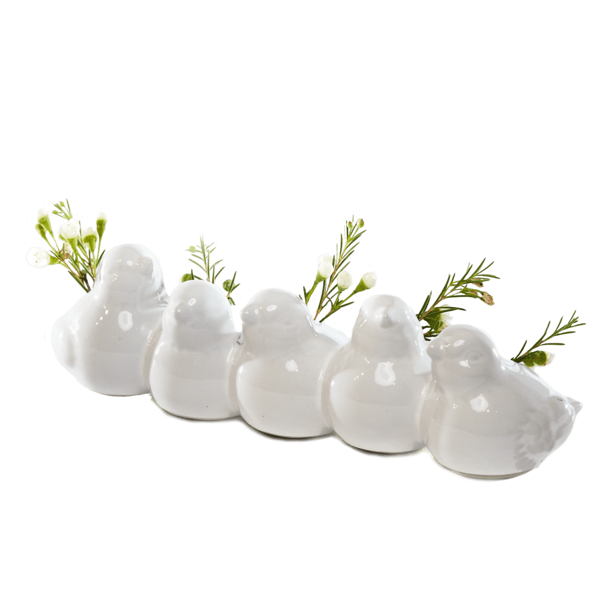 Sisken Ceramic Bud Vase For Flowers - Chive US Wholesale