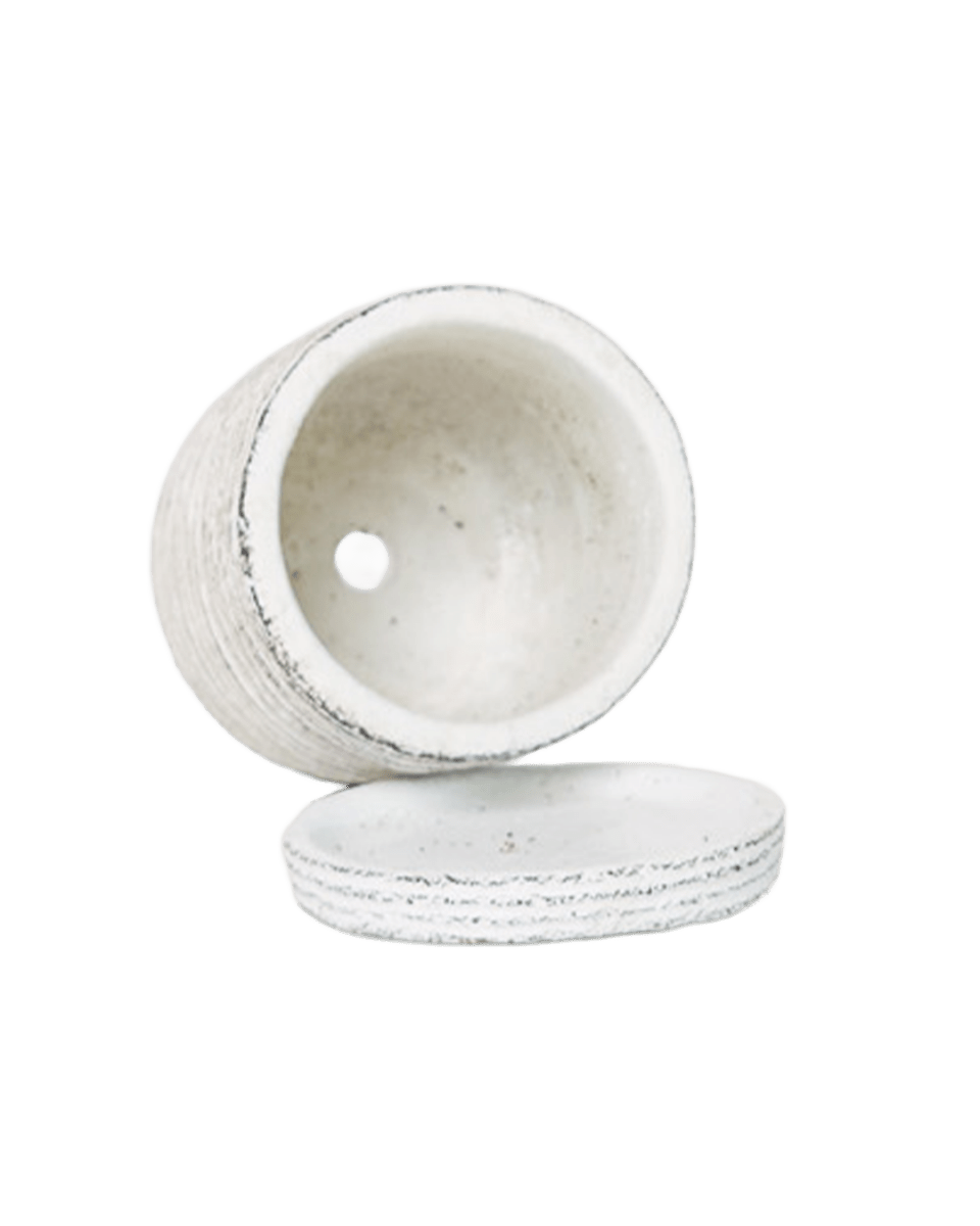 Paul Ceramic Pot And Saucer Set With Drainage - Chive US Wholesale
