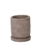 Paul Ceramic Pot And Saucer Set With Drainage - Chive US Wholesale