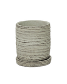 Paul Ceramic Pot And Saucer Set With Drainage - Chive US Wholesale