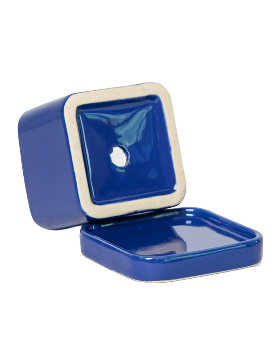 Svek Ceramic Pot And Saucer With Drainage Hole - Chive US Wholesale