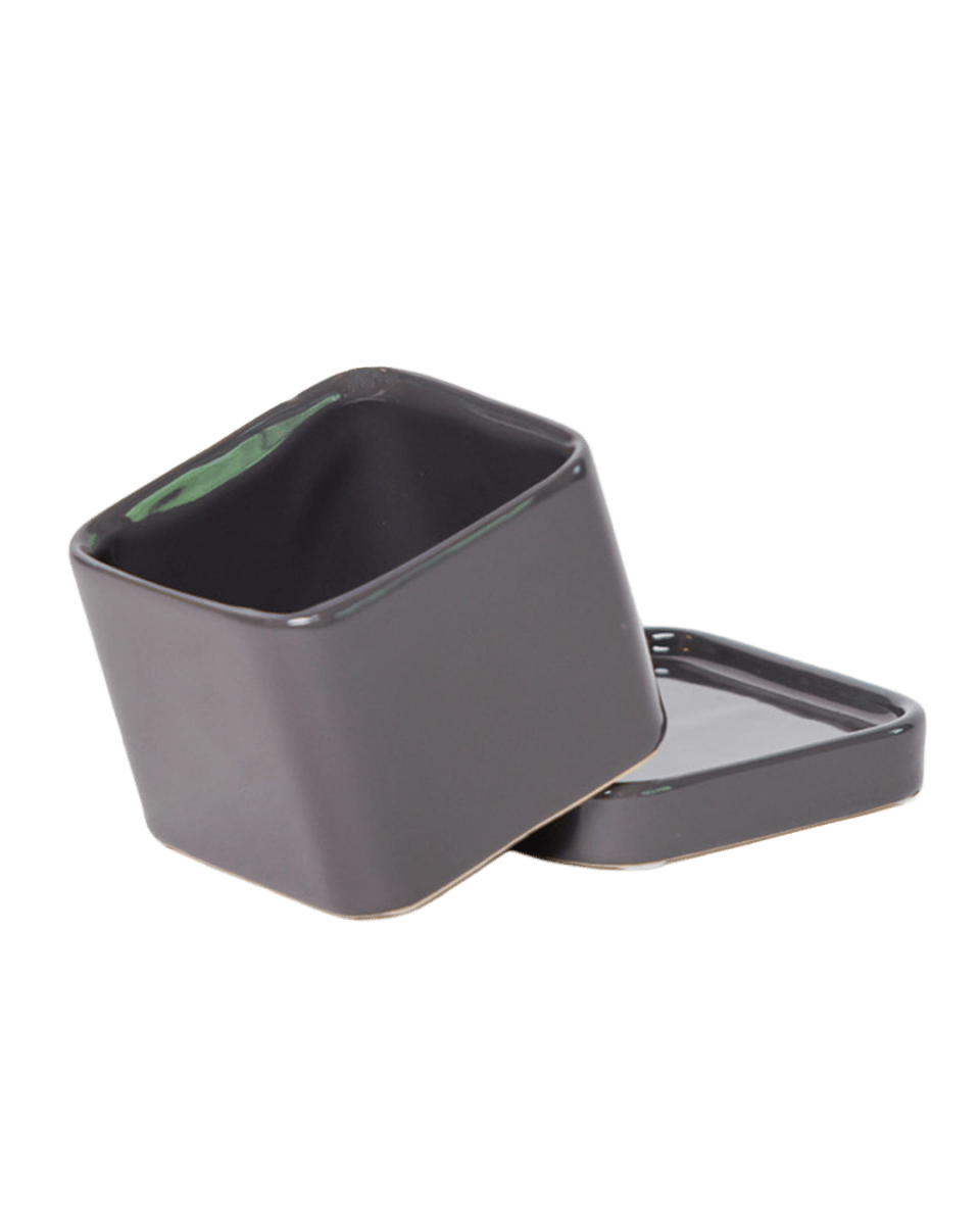 Svek Ceramic Pot And Saucer With Drainage Hole - Chive US Wholesale