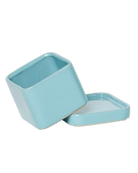 Svek Ceramic Pot And Saucer With Drainage Hole - Chive US Wholesale