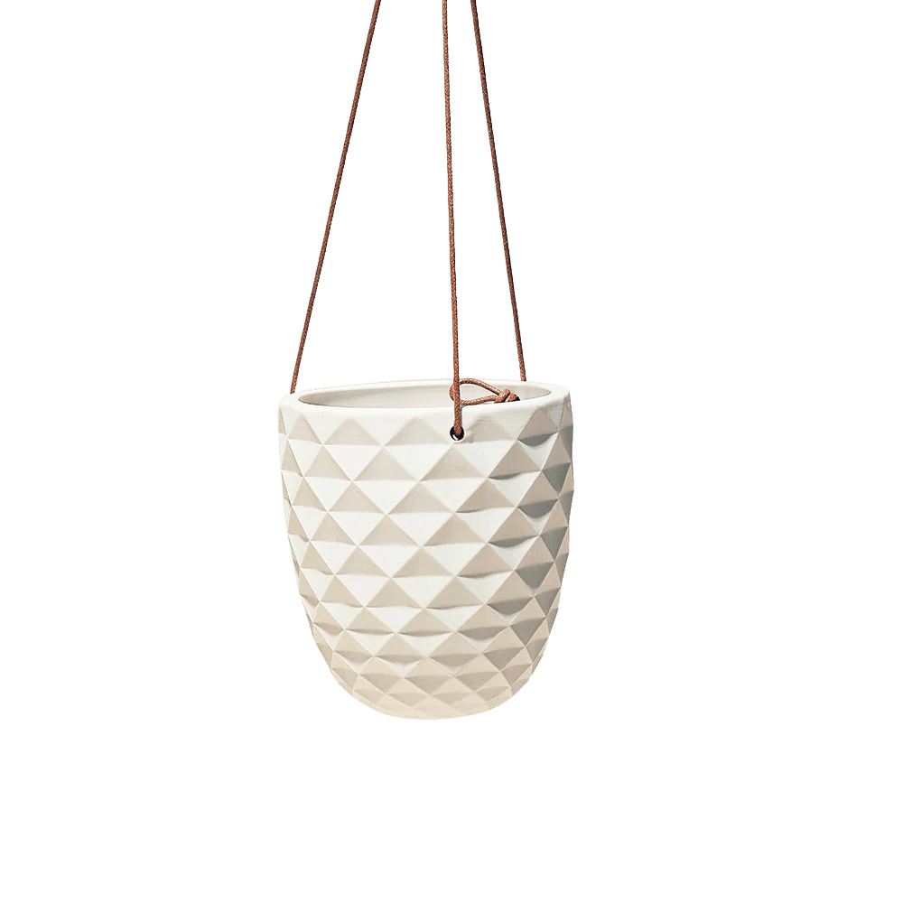 Thimble Porcelain Modern Hanging Planter - Chive US Wholesale