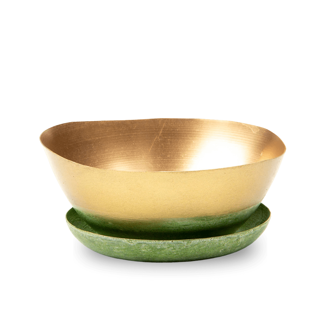 Topper Metal Succulent Dish - Chive US Wholesale