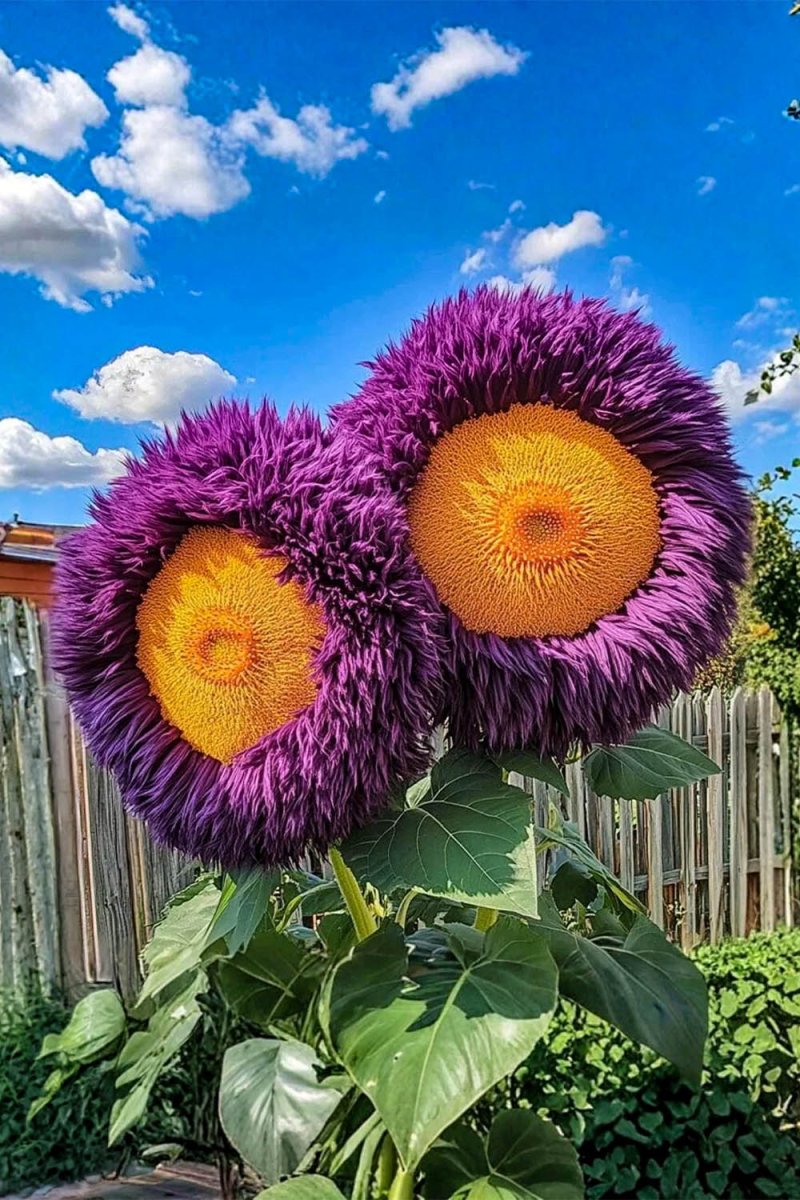 Giant Teddy Bear Sunflower Flower Seeds Packet - Chive US Wholesale