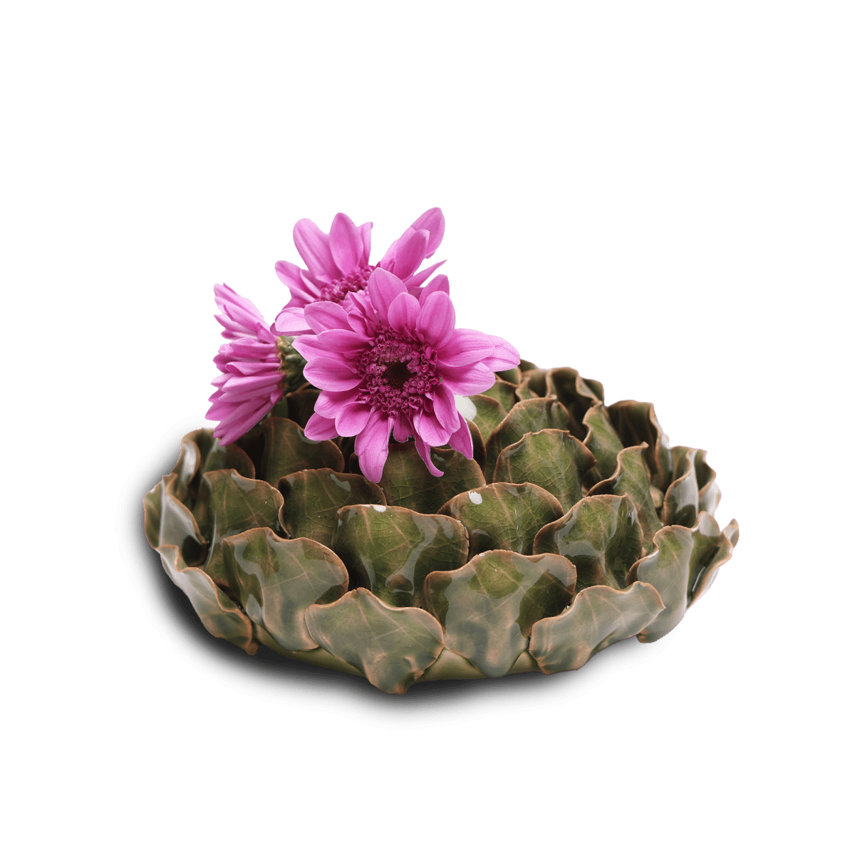 Utopia Ceramic Floral Vase - Chive US Wholesale