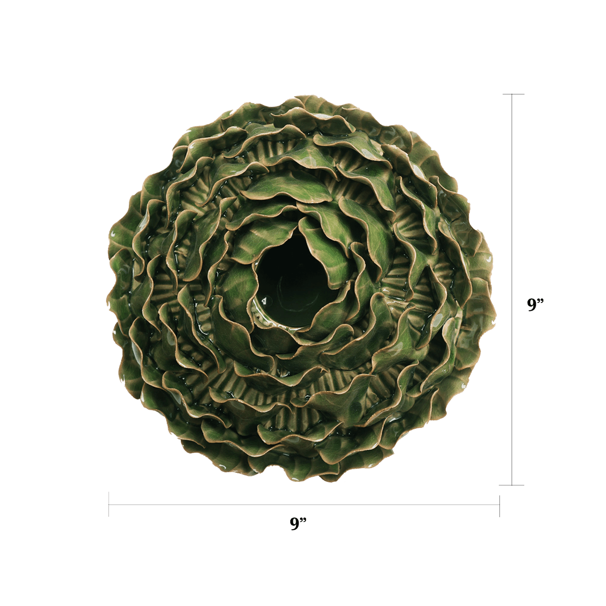 Utopia Ceramic Floral Vase - Chive US Wholesale