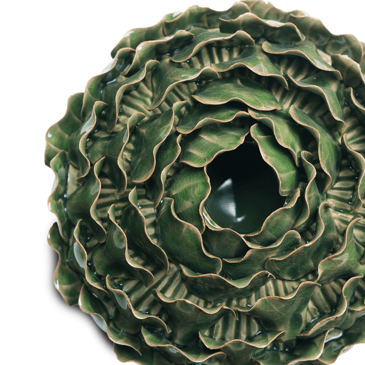 Utopia Ceramic Floral Vase - Chive US Wholesale