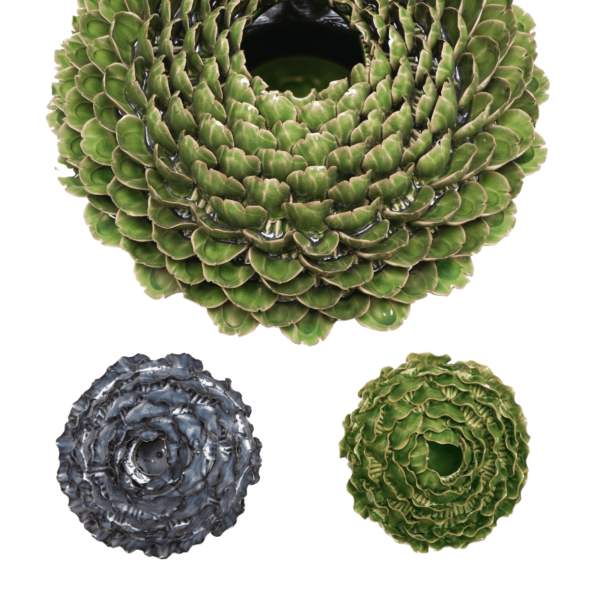 Utopia Ceramic Floral Vase - Chive US Wholesale