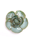 Ceramic Flowers With Keyhole For Hanging On Walls Collection 15 - Chive US Wholesale