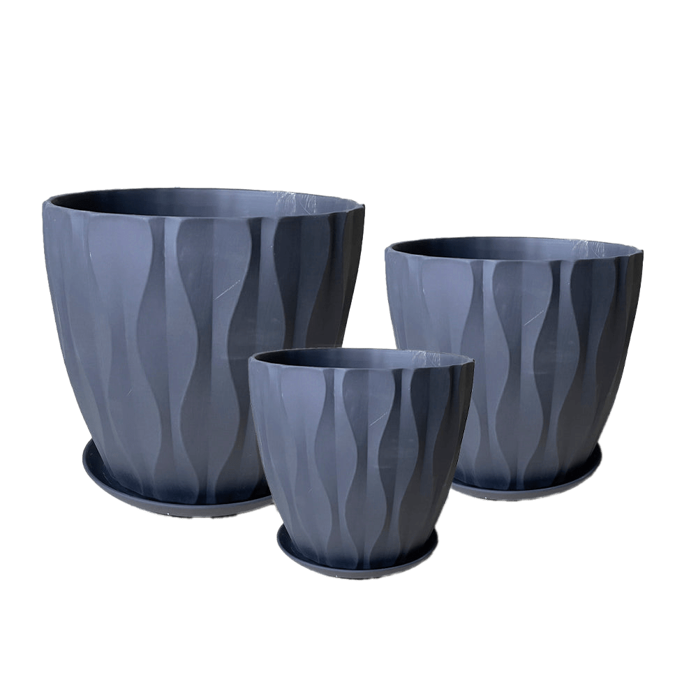 Virago Porcelain Pot With Drainage Hole And Saucer Sets - Chive US Wholesale