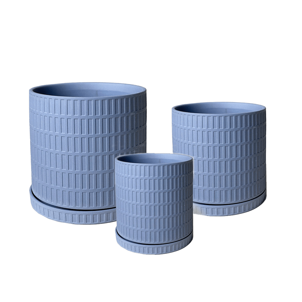 Virago Porcelain Pot With Drainage Hole And Saucer Sets - Chive US Wholesale