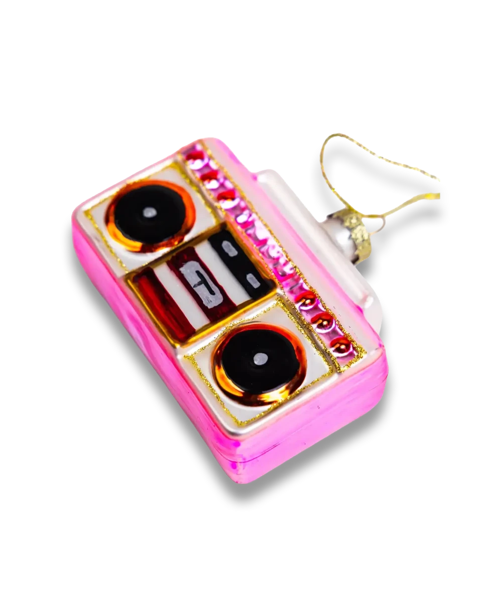 Pink boombox - Ornament - Chive US Wholesale
