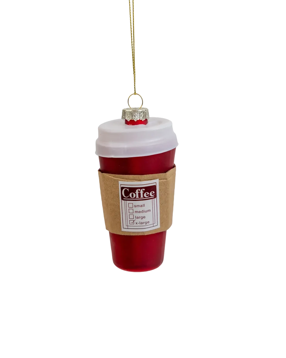 Red coffee cup - Ornament - Chive US Wholesale
