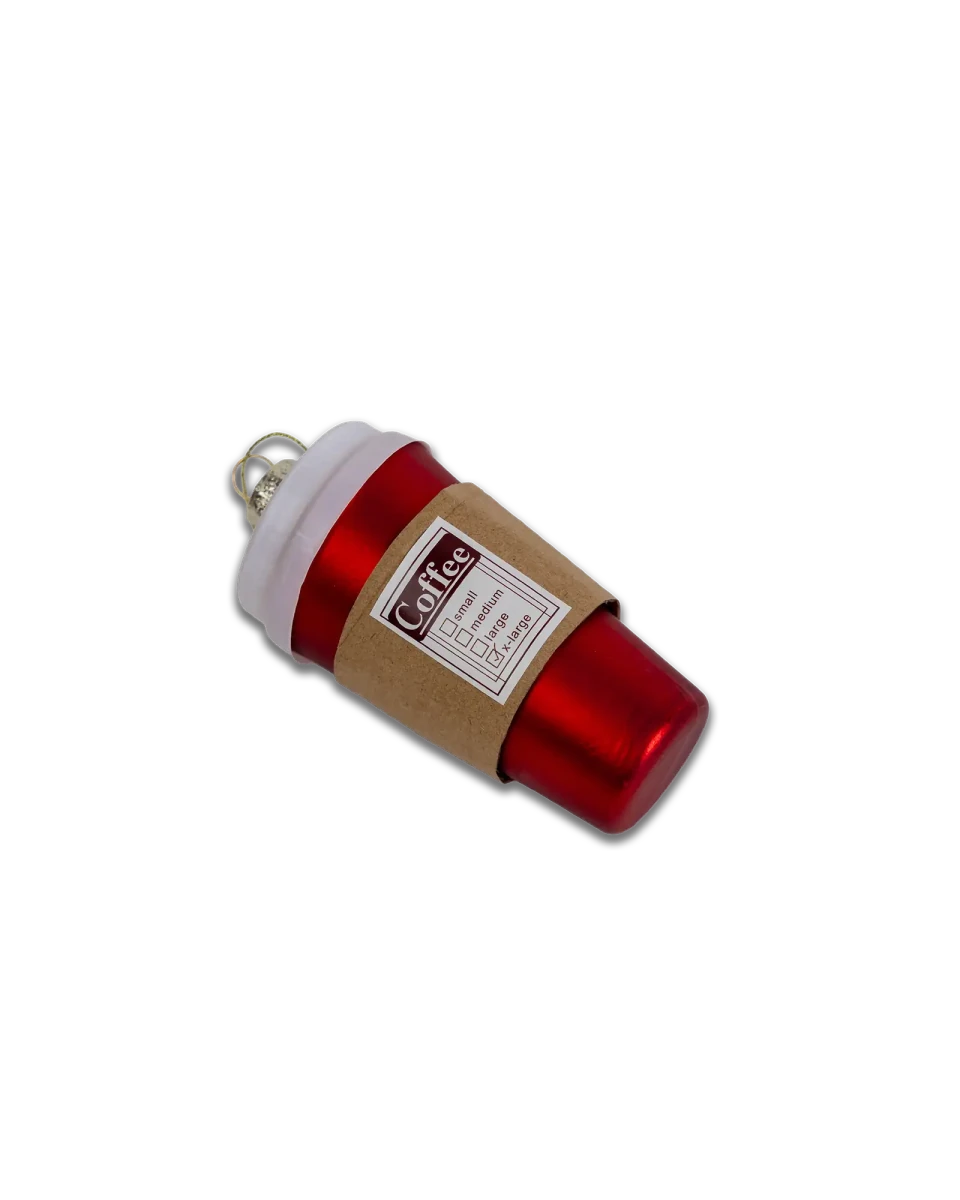 Red coffee cup - Ornament - Chive US Wholesale