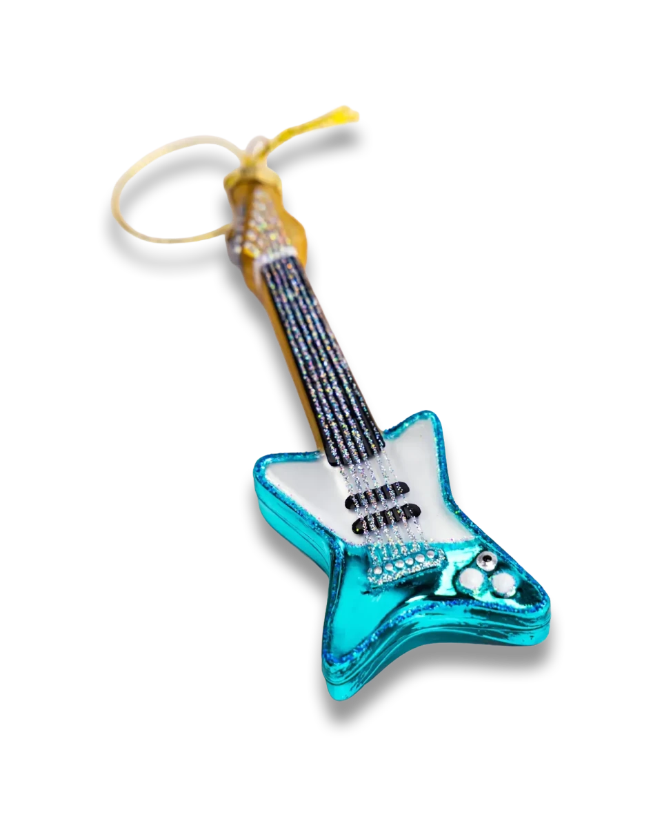 Blue Electric Guitar - Ornament - Chive US Wholesale