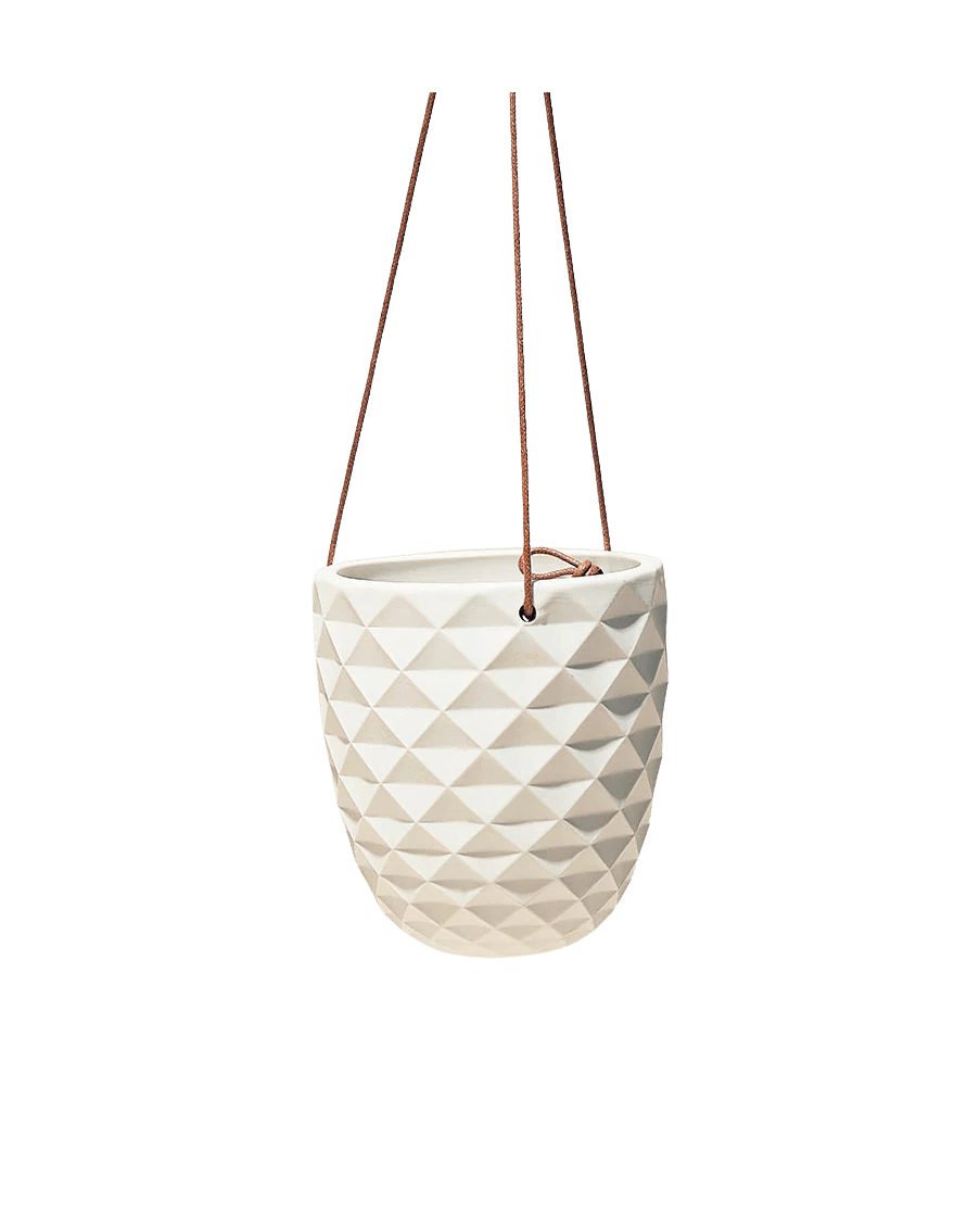 Thimble Porcelain Modern Hanging Planter - Chive US Wholesale